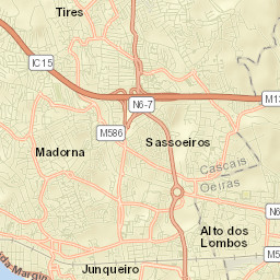 Carcavelos Street Map