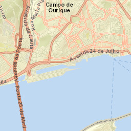 Cacilhas Street Map
