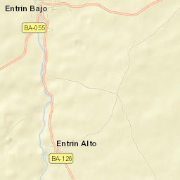 Entrín Bajo Street Map