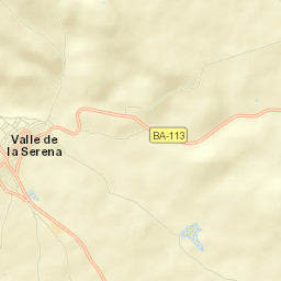 Valle de la Serena Street Map