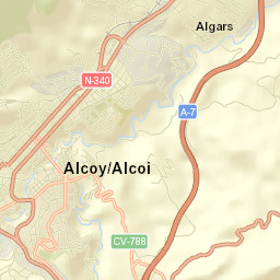 Alcoy Street Map