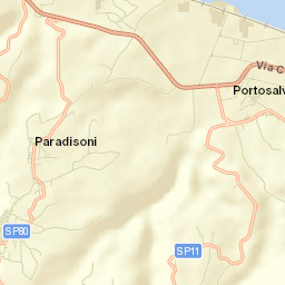 Pannaconi Street Map