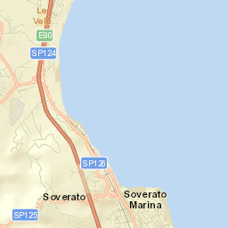Soverato Superiore Street Map