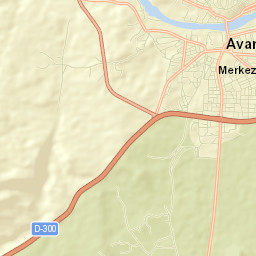 Avanos Street Map