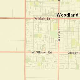 Woodland Street Map