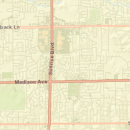 8026-8098 Temple Park Road, Fair Oaks, CA  Street Map