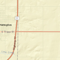 Herington Street Map