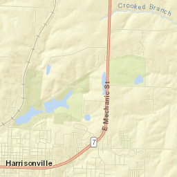 Harrisonville Street Map