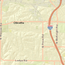 Olivette Street Map
