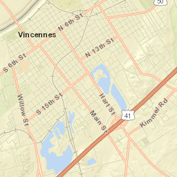 Vincennes Street Map
