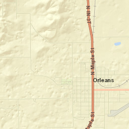 Orleans Street Map