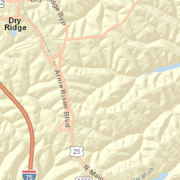 Dry Ridge Street Map