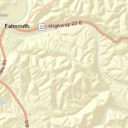 Falmouth Street Map