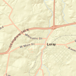Luray Street Map