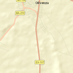 Olivenza Street Map