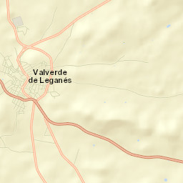 Valverde de Leganés Street Map