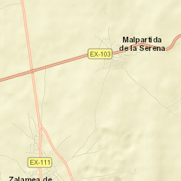 Malpartida de la Serena Street Map