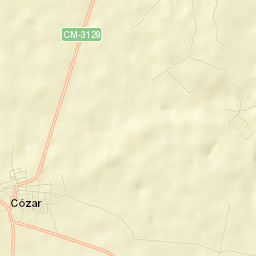 Cózar Street Map