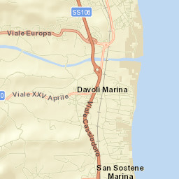Soverato Marina Street Map