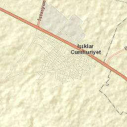 Işıklar Street Map
