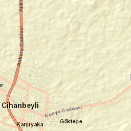 Cihanbeyli Street Map