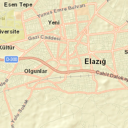 Merkez Street Map