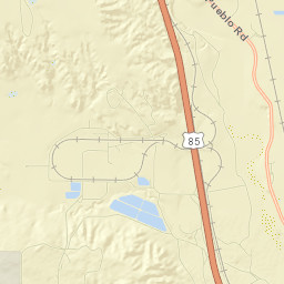 Fountain, CO, USA Street Map