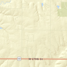 10431-10601 Kansas 68, Louisburg, KS Street Map