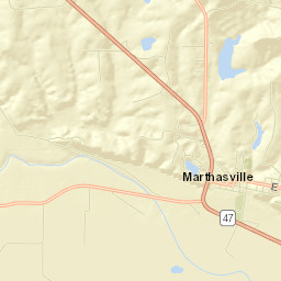 Marthasville Street Map