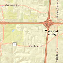 910-998 Town and Country Estates Court Street Map