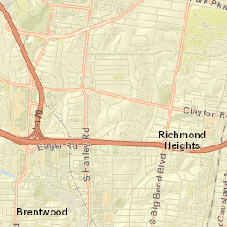 1114 South Brentwood Boulevard, Richmond Heights Street Map