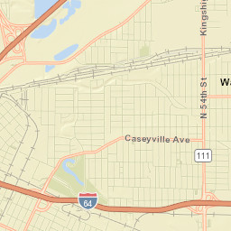 Washington Park Street Map