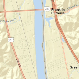 Franklin Furnace Street Map