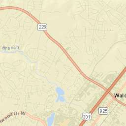 Waldorf Street Map