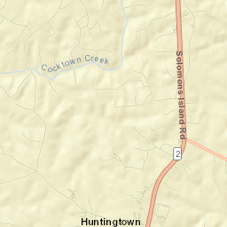 Huntingtown Town Center Street Map