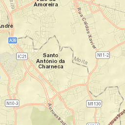 Santo António da Charneca Street Map