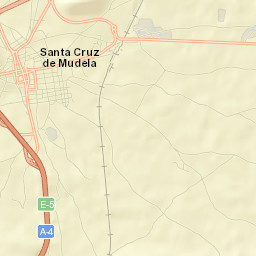 Santa Cruz de Mudela Street Map