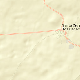 Santa Cruz de los Cáñamos Street Map