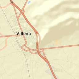 Villena Street Map
