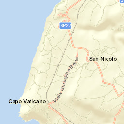 San Nicolò Street Map