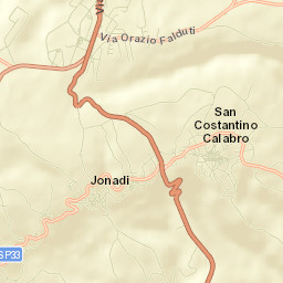 San Costantino Calabro Street Map