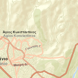 Agrínio Street Map