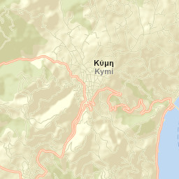 Kými Street Map