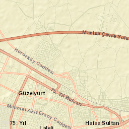 Yunusemre Street Map