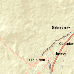 Incesu Street Map