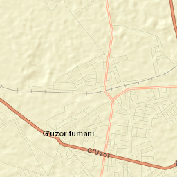 G‘uzor Street Map
