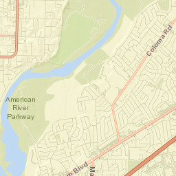 Rancho Cordova Street Map