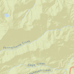 Alpine County Street Map