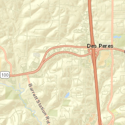 1333-1463 Des Peres Road, St. Louis, MO Street Map