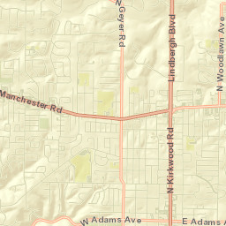 Kirkwood Street Map